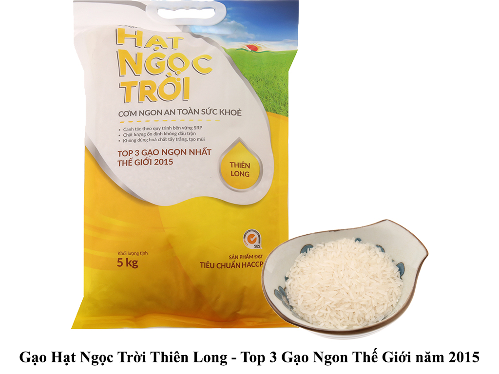 Gạo Hạt Ngọc Trời Thiên Long túi 5kg