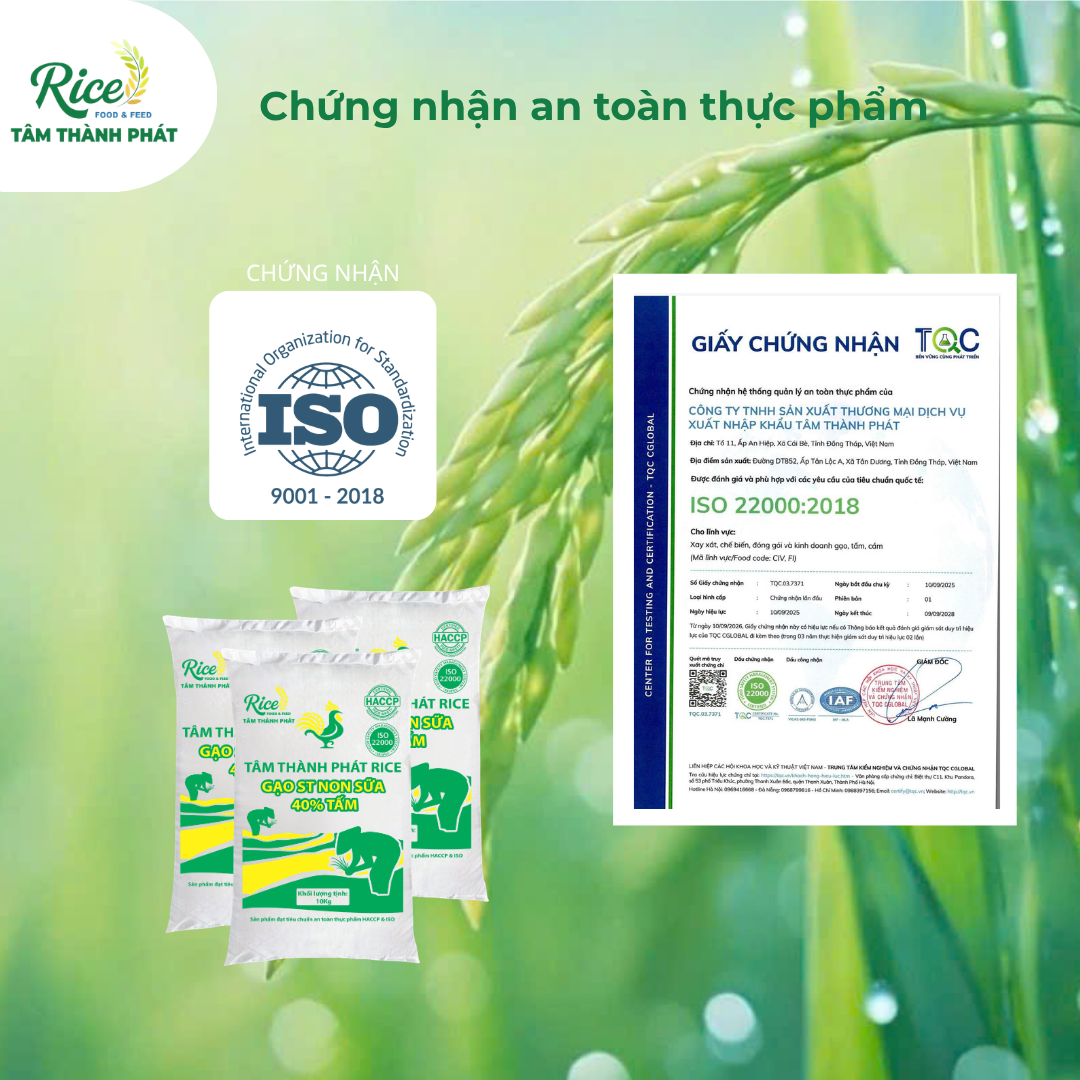 CÔNG TY TNHH SẢN XUẤT THƯƠNG MẠI DỊCH VỤ XUẤT NHẬP KHẨU TÂM THÀNH PHÁT