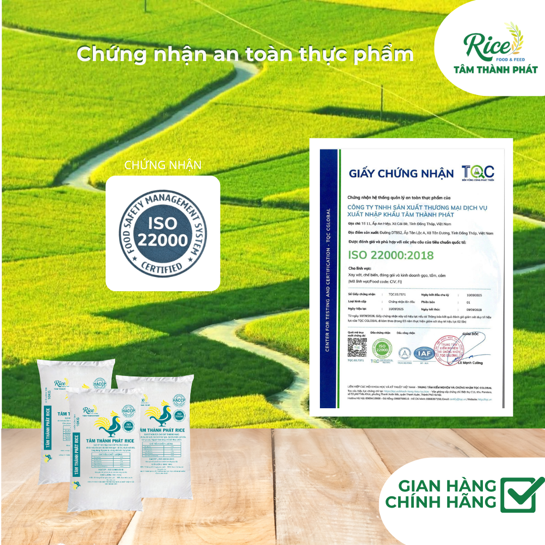 CÔNG TY TNHH SẢN XUẤT THƯƠNG MẠI DỊCH VỤ XUẤT NHẬP KHẨU TÂM THÀNH PHÁT