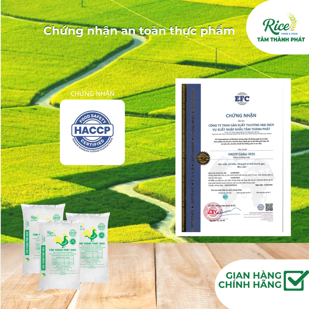 CÔNG TY TNHH SẢN XUẤT THƯƠNG MẠI DỊCH VỤ XUẤT NHẬP KHẨU TÂM THÀNH PHÁT