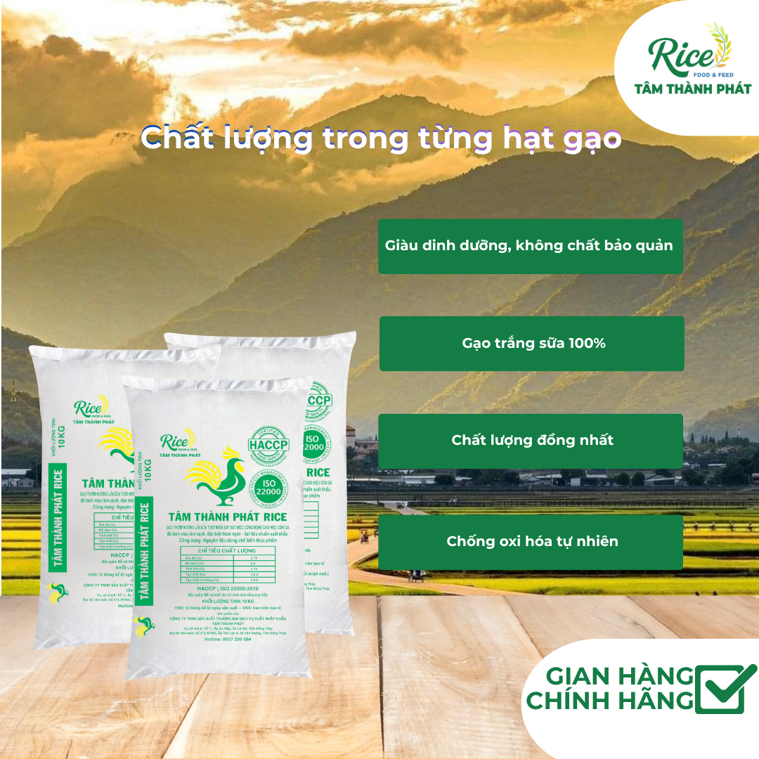 CÔNG TY TNHH SẢN XUẤT THƯƠNG MẠI DỊCH VỤ XUẤT NHẬP KHẨU TÂM THÀNH PHÁT