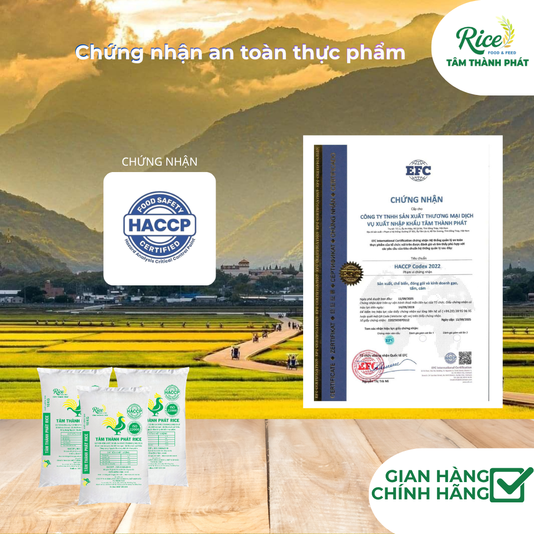 CÔNG TY TNHH SẢN XUẤT THƯƠNG MẠI DỊCH VỤ XUẤT NHẬP KHẨU TÂM THÀNH PHÁT