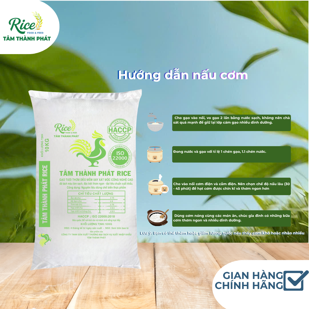 CÔNG TY TNHH SẢN XUẤT THƯƠNG MẠI DỊCH VỤ XUẤT NHẬP KHẨU TÂM THÀNH PHÁT