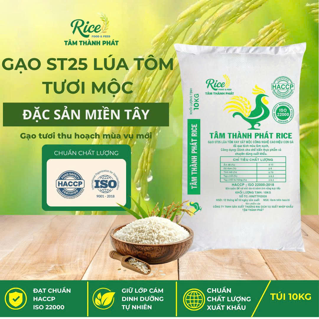 CÔNG TY TNHH SẢN XUẤT THƯƠNG MẠI DỊCH VỤ XUẤT NHẬP KHẨU TÂM THÀNH PHÁT